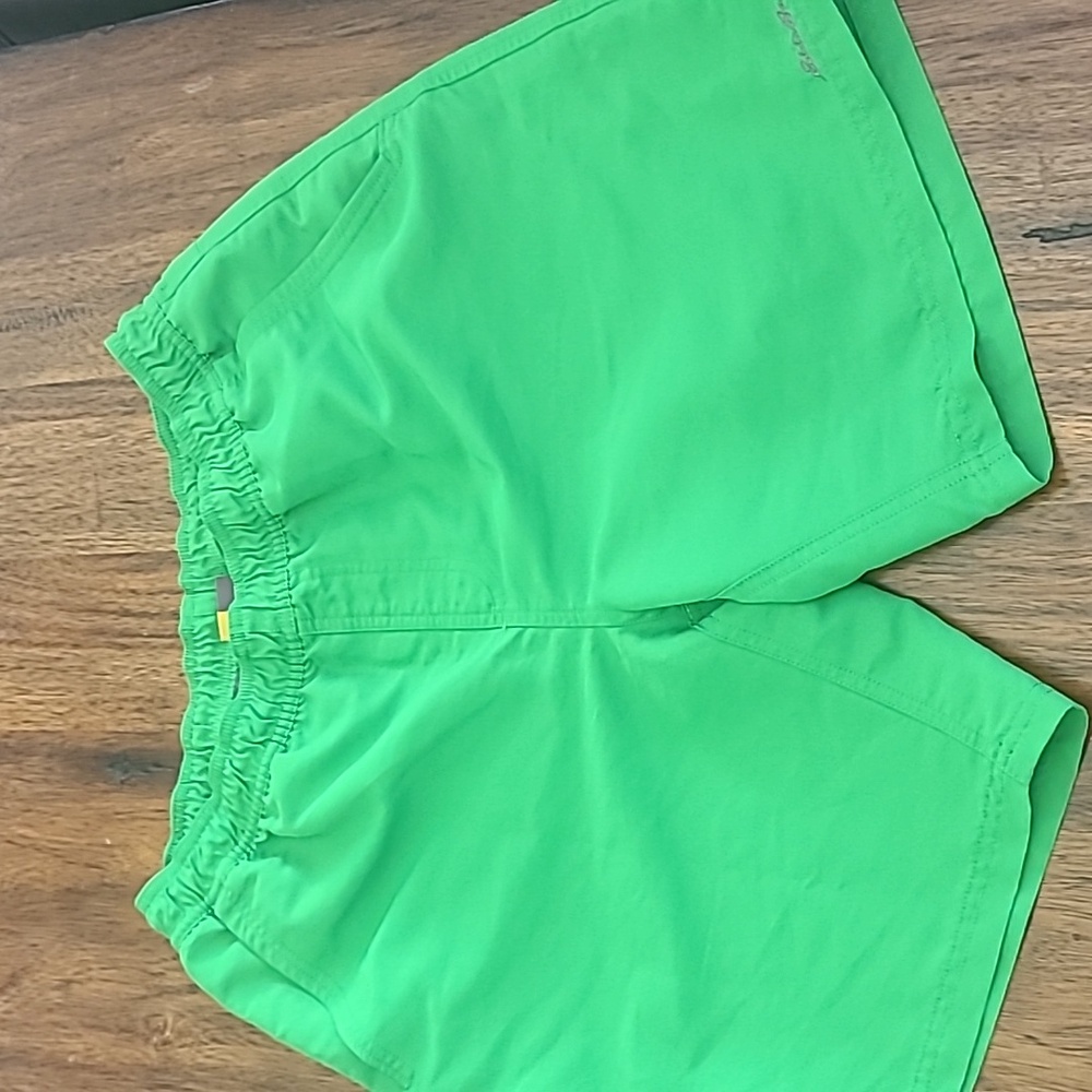 Eddie Bauer Travex Swim Shorts Nylon Mesh Lined Drawstring Elastic Pocket Med